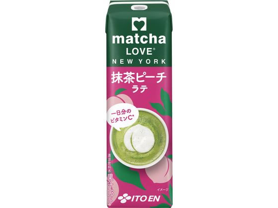 伊藤園 matcha LOVE NEW YORK 抹茶ピーチラテ240mL 伊藤園 matcha LOVE NEW YORK 抹茶ピーチラテ240mL