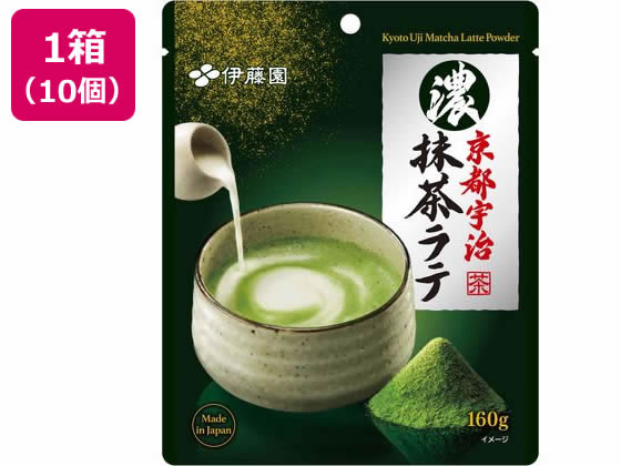 伊藤園 濃い京都宇治抹茶ラテ160g×10個 伊藤園 濃い京都宇治抹茶ラテ160g×10個