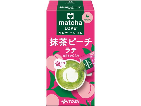 伊藤園 matcha LOVE NEW YORK 抹茶ピーチラテ 4本 伊藤園 matcha LOVE NEW YORK 抹茶ピーチラテ 4本