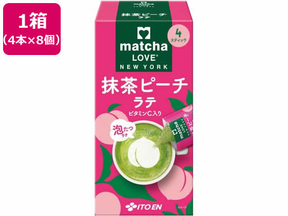 伊藤園 matcha LOVE NEW YORK 抹茶ピーチラテ 4本×8個 伊藤園 matcha LOVE NEW YORK 抹茶ピーチラテ 4本×8個