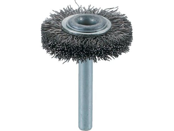 TRUSCO 軸付ホイールブラシ φ38×軸6 ステンレス線 線径0.3 TB-6213 TRUSCO 軸付ホイールブラシ φ38×軸6 ステンレス線 線径0.3 TB-6213