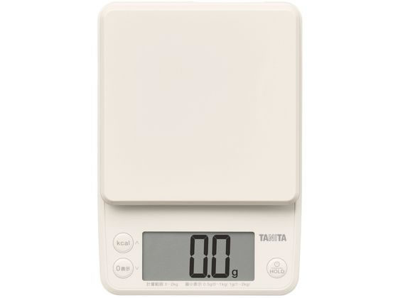 タニタ デジタルクッキングスケール 最大計量2kg アイボリー KJ221IV タニタ デジタルクッキングスケール 最大計量2kg アイボリー KJ221IV