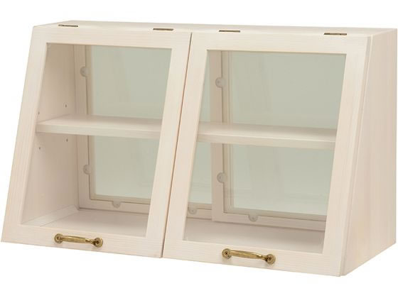 萩原 カウンター上ガラスケース W60×D25×H35cm ホワイトウォッシュ 萩原 カウンター上ガラスケース W60×D25×H35cm ホワイトウォッシュ