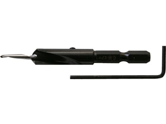 スターエム ハイス六角軸皿取錐3×9(下穴タイプ) 58X-3090 スターエム ハイス六角軸皿取錐3×9(下穴タイプ) 58X-3090