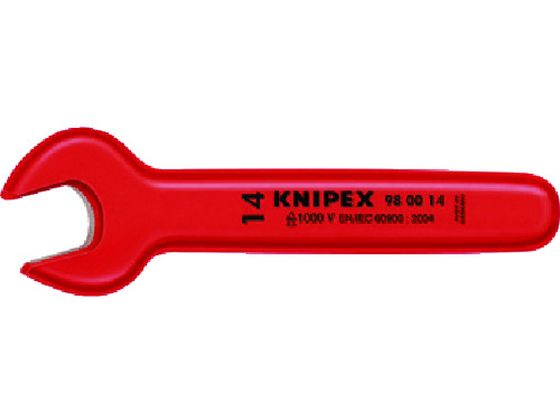 KNIPEX 絶縁片口スパナ 14mm 9800-14