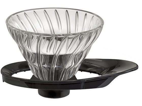 HARIO V60 耐熱ガラス透過ドリッパー 01 ブラック VDGR-01-B HARIO V60 耐熱ガラス透過ドリッパー 01 ブラック VDGR-01-B