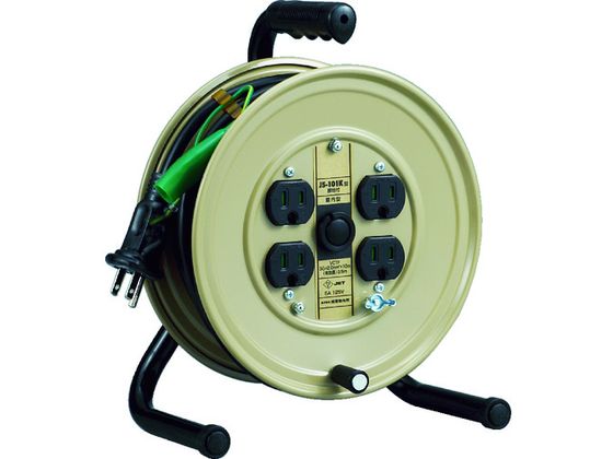 ハタヤ JSリール 単相100Vアース付 10m JS-101K ハタヤ JSリール 単相100Vアース付 10m JS-101K