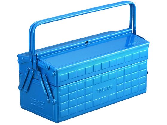 TRUSCO 2段工具箱 350×160×260 ブルー ST-3500-B