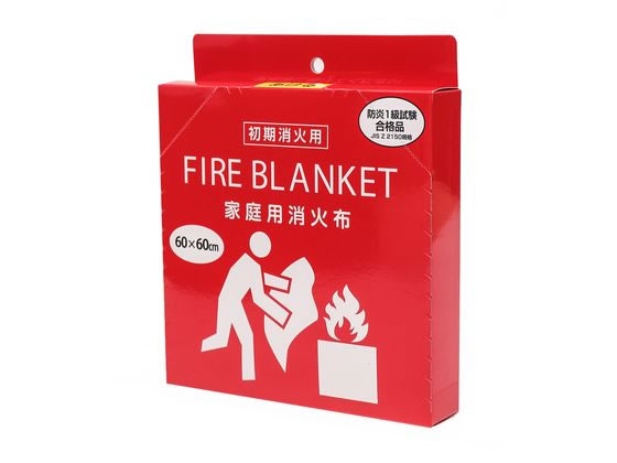 ヒラカワ ファイヤーブランケット家庭消火布 約60×60cm QT-232