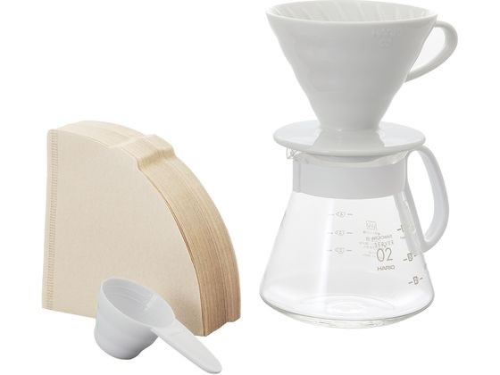 HARIO V60 セラミックドリッパー02セット XVDD-3012W HARIO V60 セラミックドリッパー02セット XVDD-3012W