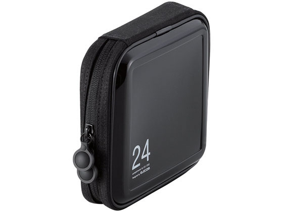 エレコム CD DVDファスナーケース 24枚収納 ブラック CCD-H24BK エレコム CD DVDファスナーケース 24枚収納 ブラック CCD-H24BK