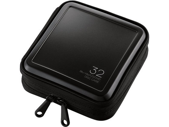 エレコム Blu-ray CD DVD対応ファスナーケース 32枚 CCD-HB32BK エレコム Blu-ray CD DVD対応ファスナーケース 32枚 CCD-HB32BK