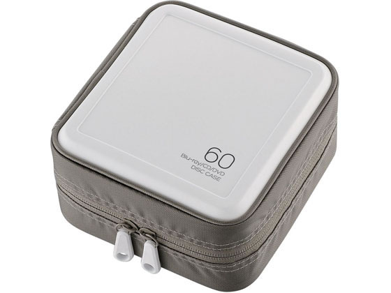 エレコム Blu-ray CD DVD対応ファスナーケース 60枚 CCD-HB60WH