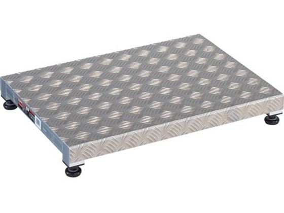 TRUSCO 低床式アルミ製ステップ 600×450×H90~120 TFS-0645