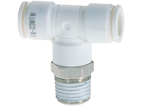 チヨダ ファイブメイルブランチティ W(白)8mm・R1/8 F8-01MTW チヨダ ファイブメイルブランチティ W(白)8mm・R1/8 F8-01MTW