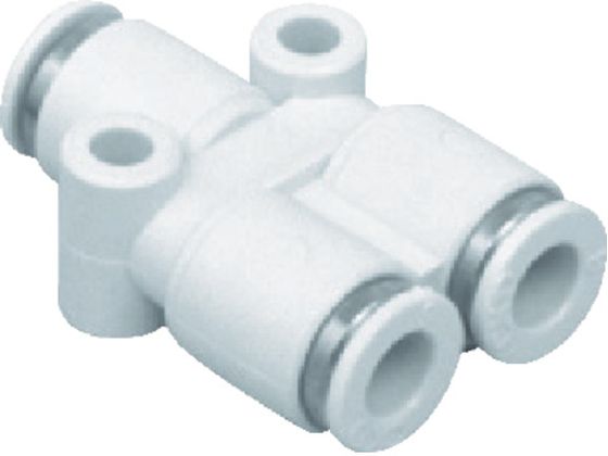 CKD ニュージョイント Y形チーズタイプ 適合チューブ外径:8mm/6mm GWY86-0 CKD ニュージョイント Y形チーズタイプ 適合チューブ外径:8mm/6mm GWY86-0