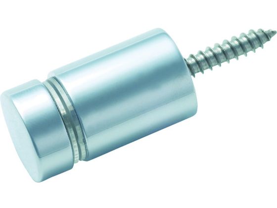 TRUSCO サインナット平丸Φ12ー10 クロームメッキ 1個入 SN-AA110
