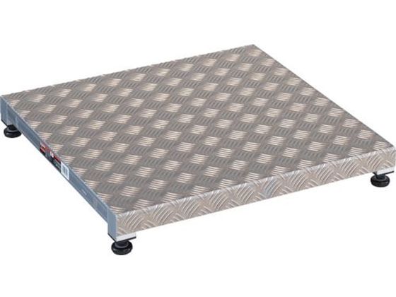 TRUSCO 低床式アルミ製ステップ 600×600×H90~120 TFS-0660