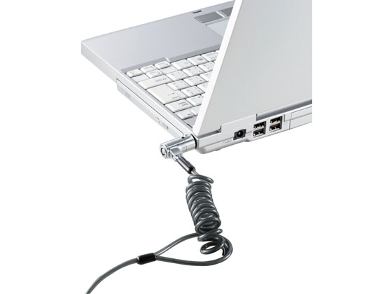 エレコム カールコードセキュリティワイヤーロック ESL-50C