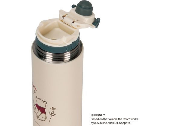 デコ 水筒 シルバー 定価約2万 パール金属 2WAYダブルステンレスボトル600mL くまのプーさん MA