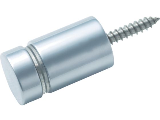 TRUSCO サインナット平丸Φ12ー15 クロームメッキ 1個入 SN-AA111