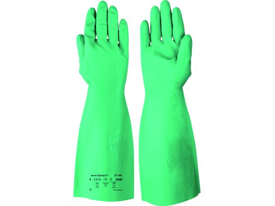耐油・耐薬品ニトリル厚手手袋 アルファテック ソルベックス 37-165 XL 耐油・耐薬品ニトリル厚手手袋 アルファテック ソルベックス 37-165 XL