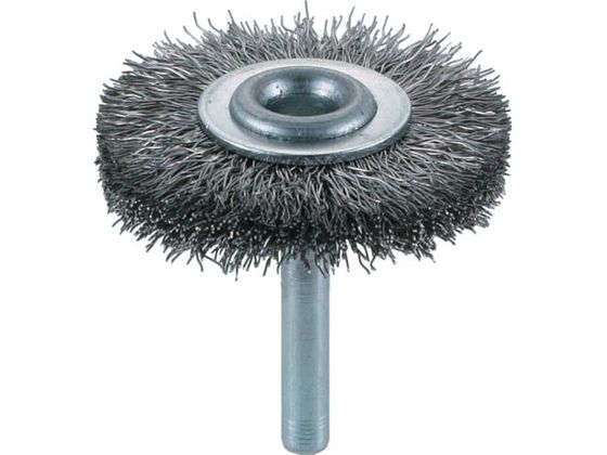 TRUSCO 軸付ホイールブラシ φ50×軸6 ステンレス線 線径0.3 TB-6223 TRUSCO 軸付ホイールブラシ φ50×軸6 ステンレス線 線径0.3 TB-6223