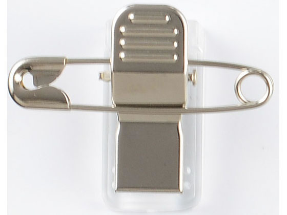 西敬 名札用パーツ クリッキー 両用金属クリップ S-2