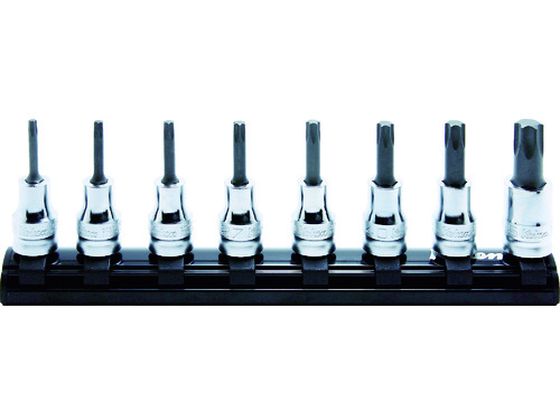 コーケン Z-EALトルクスビットソケットレールセット 8ヶ組 RS3025Z 8-L50 コーケン Z-EALトルクスビットソケットレールセット 8ヶ組 RS3025Z 8-L50
