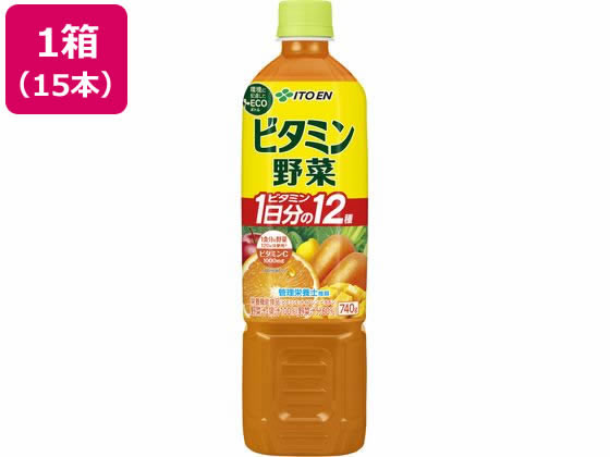 伊藤園 ビタミン野菜 740g×15本 伊藤園 ビタミン野菜 740g×15本