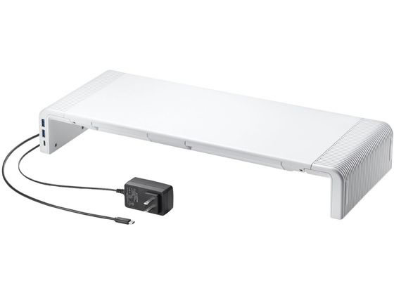 サンワサプライ USB Type-C接続ハブ付き机上ラック MR-LC210CHW サンワサプライ USB Type-C接続ハブ付き机上ラック MR-LC210CHW