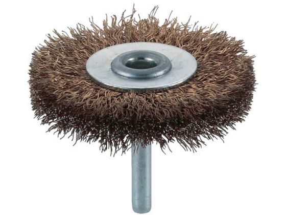 TRUSCO 軸付ホイールブラシ φ65×軸6 真鍮メッキ鋼線 線径0.25 TB-6231 TRUSCO 軸付ホイールブラシ φ65×軸6 真鍮メッキ鋼線 線径0.25 TB-6231