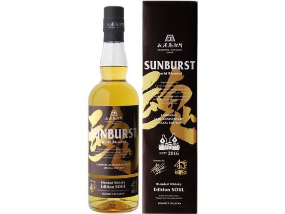 長濱蒸溜所 SUNBURST エディション 魂 〜SOUL〜700ml 長濱蒸溜所 SUNBURST エディション 魂 〜SOUL〜700ml