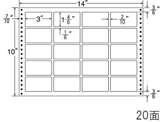 NANA ナナフォーム 14×10インチ 20面 L14S