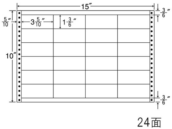 NANA ナナフォーム 15×10インチ 24面 LB15F