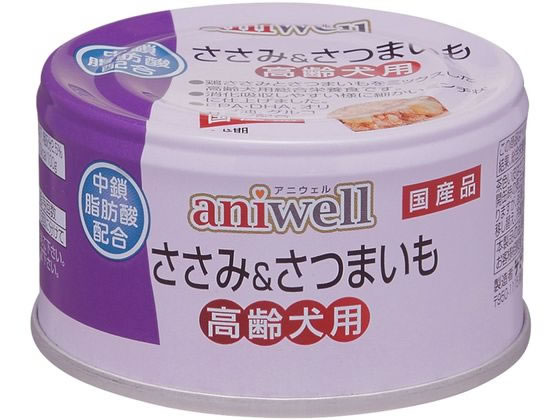 デビフペット aniwellささみ&さつまいも高齢犬用85g 626 デビフペット aniwellささみ&さつまいも高齢犬用85g 626