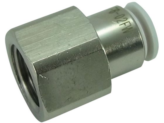 チヨダ ファイブフィメイルコネクタ W(白)8mm・RC1/4 F8-02FW チヨダ ファイブフィメイルコネクタ W(白)8mm・RC1/4 F8-02FW
