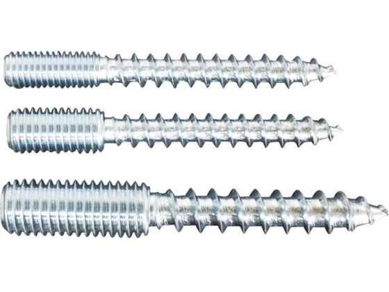 MIYAGAWA M12四角穴付スタッド木ねじ 三価クロメート 9×50 3本入 FX048-50-PC1 MIYAGAWA M12四角穴付スタッド木ねじ 三価クロメート 9×50 3本入 FX048-50-PC1
