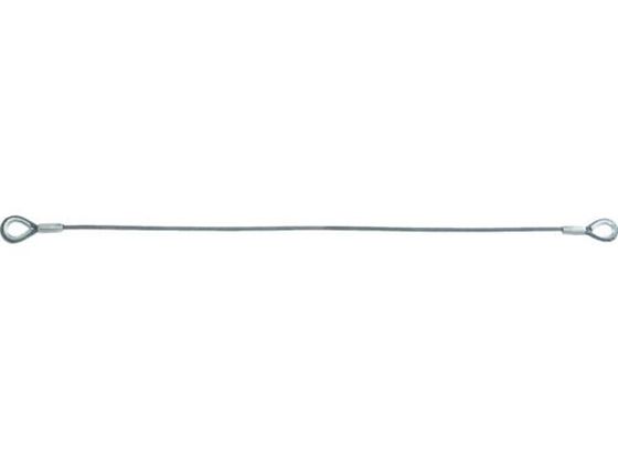 TRUSCO ワイヤロープスリング Eタイプ アルミロック 6mm×2.5m