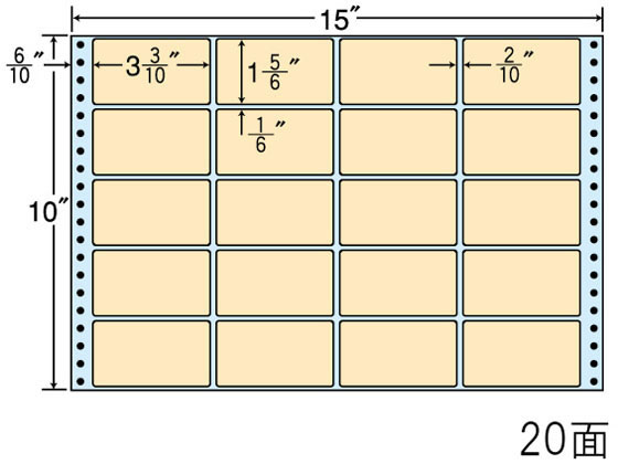 NANA ナナフォーム カラーシリーズ 15×10インチ 20面 M15EH