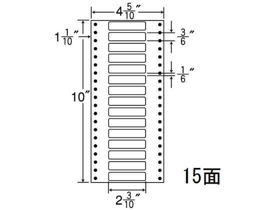 NANA ナナフォーム 4(5・10)×10インチ 15面 MM4PS