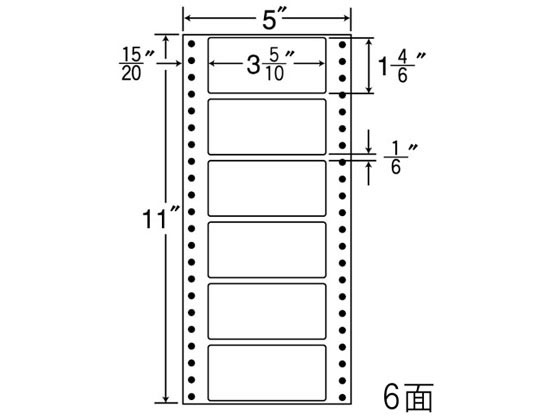 NANA ナナフォーム 5×11インチ 6面 MM5E