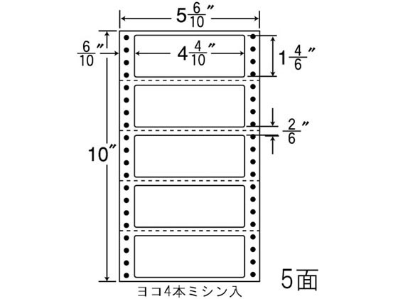 NANA ナナフォーム 5(6・10)×10インチ 5面 MM5S
