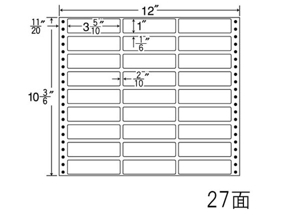 NANA ナナフォーム 12×10(3・6)インチ 27面 MT12Q
