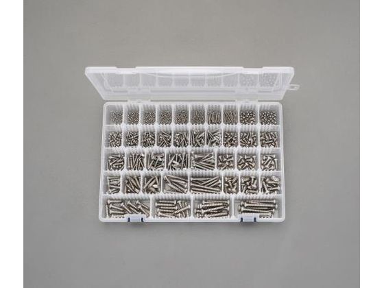 エスコ 鍋頭タッピングビスセット ステンレス製 2-6mm EA949AL-4