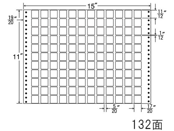 NANA ナナフォーム 15×11インチ 132面 MX15S