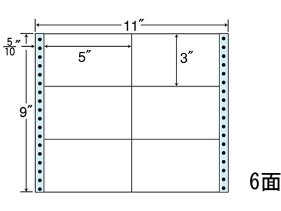NANA 連続ラベル 6面 NC11AB