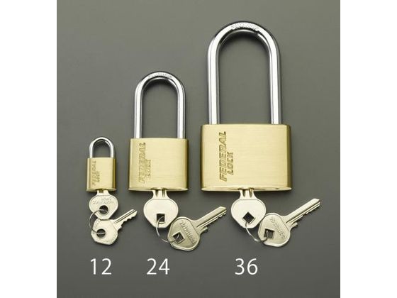 エスコ シリンダー南京錠 63mm吊長 40mm EA983SG-34 エスコ シリンダー南京錠 63mm吊長 40mm EA983SG-34
