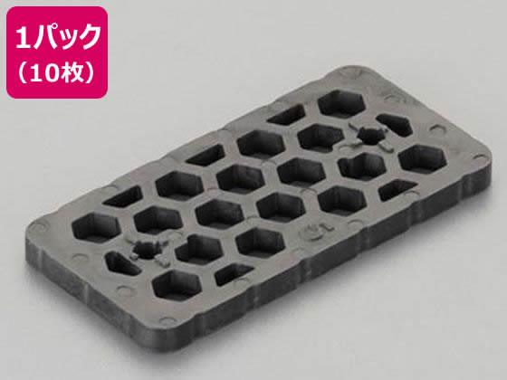 エスコ 80×40×3mm レベルスペーサーセット 10枚 EA979DH-42