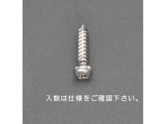 エスコ 鍋頭タッピングビス ステンレス製 25本 4×6mm EA949AL-120